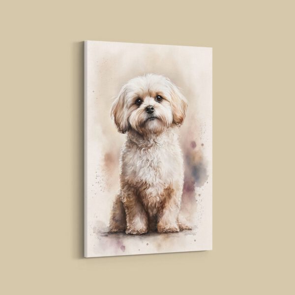 Malteser Hundebilder Leinwandbilder Porträt und lustige Bilder für Wanddekoration