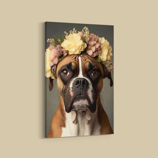 Boxer Hundebilder Leinwandbilder Porträt Lustige Bilder für Wanddekoration