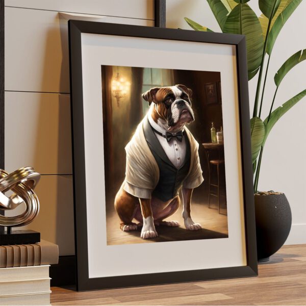 Boxer Hundebilder Leinwandbilder Porträt Lustige Bilder für Wanddekoration
