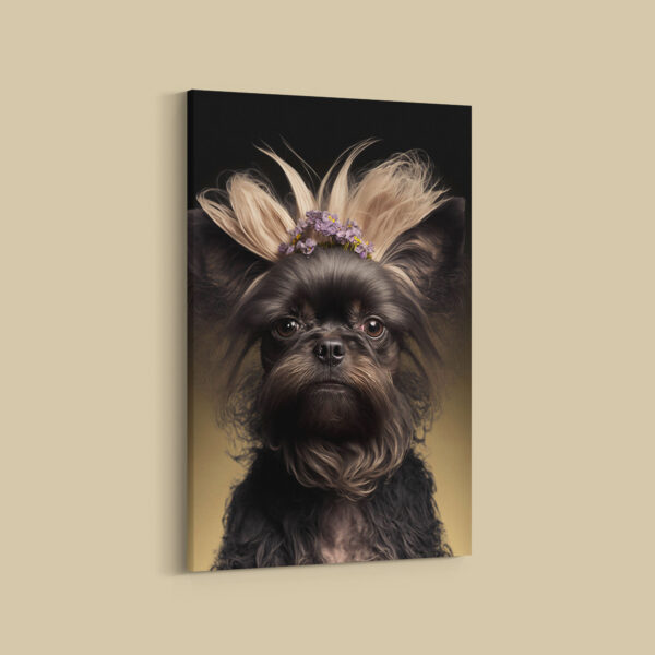 Affenpinscher Hundebilder Leinwandbilder Porträt lustige Bilder Wanddekoration