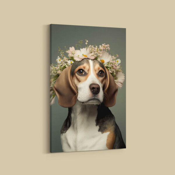 Beagle Hundebilder Leinwandbilder Porträt und lustige Bilder für Wanddekoration