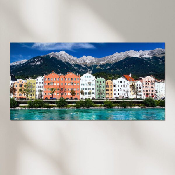 Innsbruck Panoramabild Leinwandbild