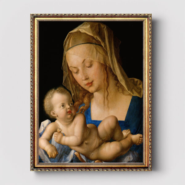 Maria mit der Birnenschnitte Albrecht Dürer Leinwandbild Bilder mit Rahmen