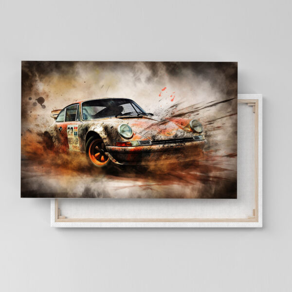 Porsche 911 Auto Poster, Leinwandbild oder Bild mit Rahmen