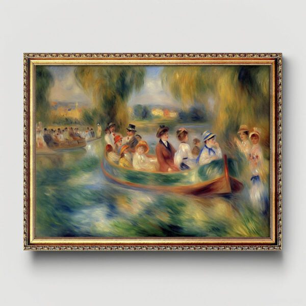 Sonntagsausflug Auguste Renoir Stil als Kunstdruck mit Rahmen