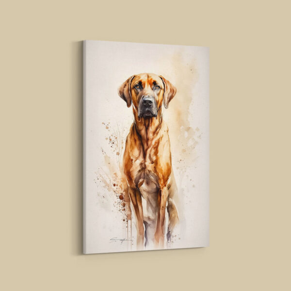 Rhodesian Ridgeback Hundebilder Leinwandbilder Porträt und lustige Bilder für Wanddekoration