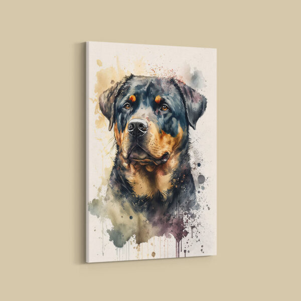 Rottweiler Hundebilder Leinwandbilder Porträt und lustige Bilder für Wanddekoration