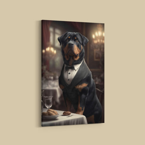 Rottweiler Hundebilder Leinwandbilder Porträt und lustige Bilder für Wanddekoration